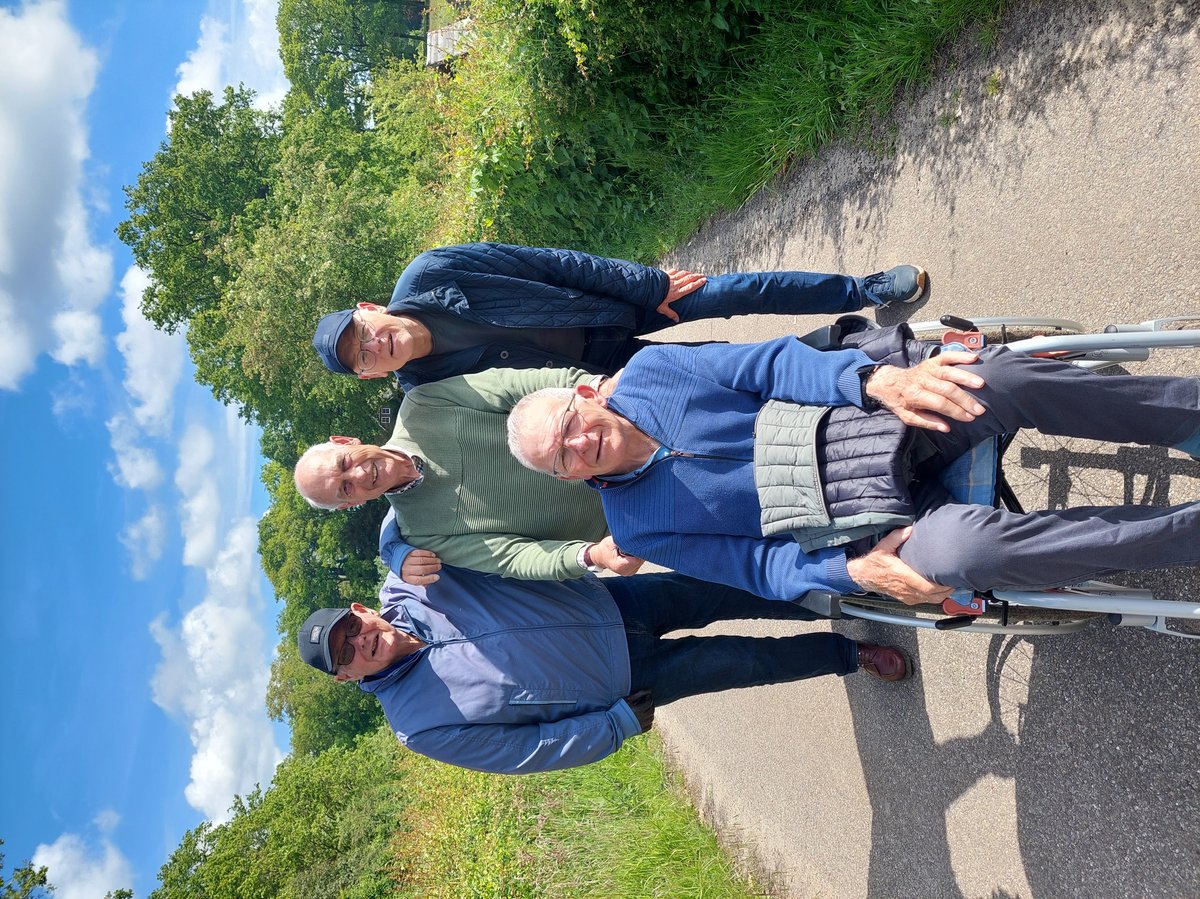 Wandelen over de paden